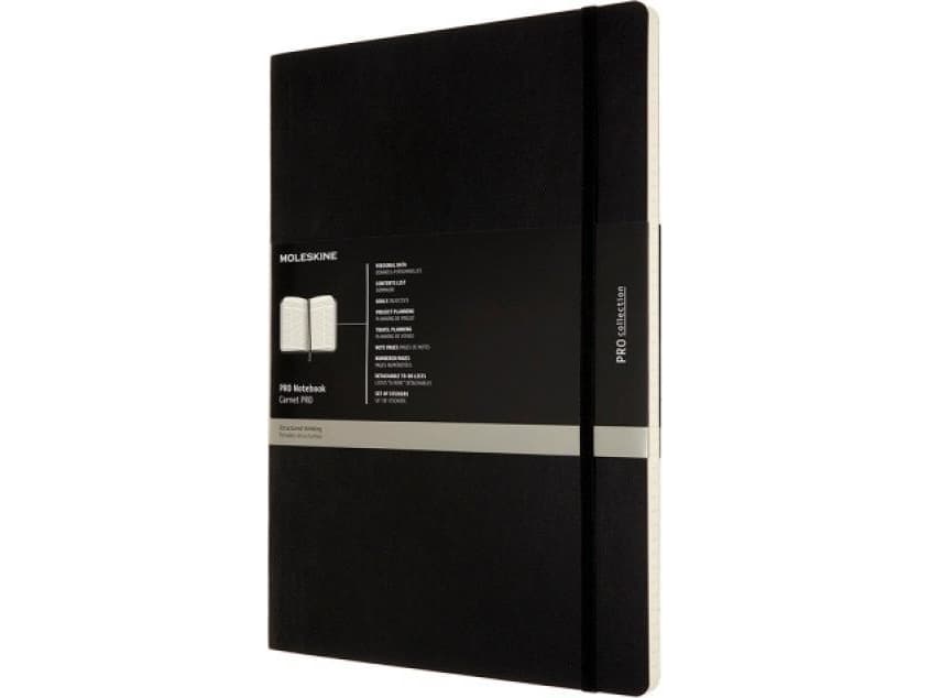 Moleskine Notebook MOLESKINE PROFESSIONAL A4 (21x29.7 cm), soft cover, 192 pages, black
