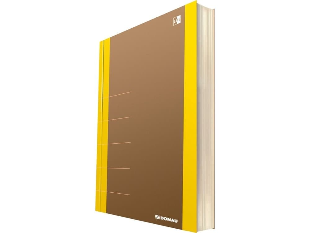 Donau Notebook DONAU Life, organizer, 165x230mm, 80 sheets, yellow