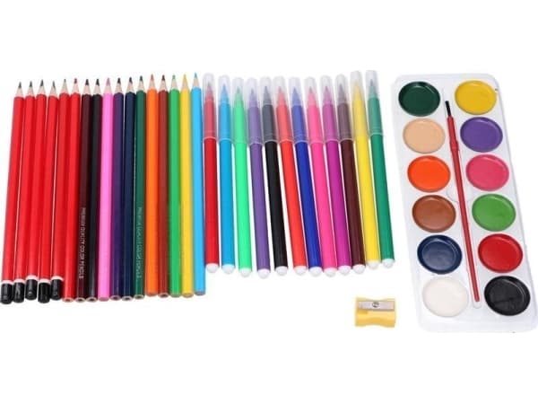 Topwrite Topwrite - Set of crayons, pens and paints 43 pcs.