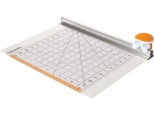 FS.12" x 12" giljotin med roterande blad och linjal