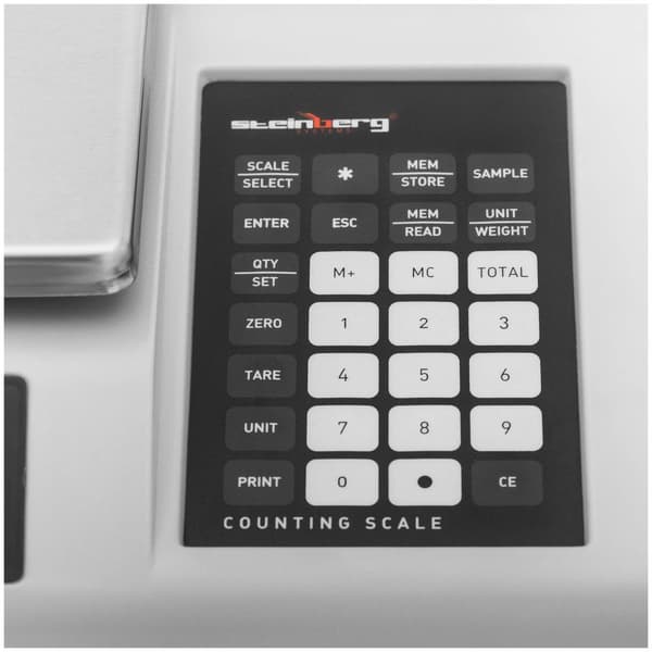 Steinberg Systems Räknevåg - 50 kg/1 g - Med referensvåg 50 kg/0,05 g