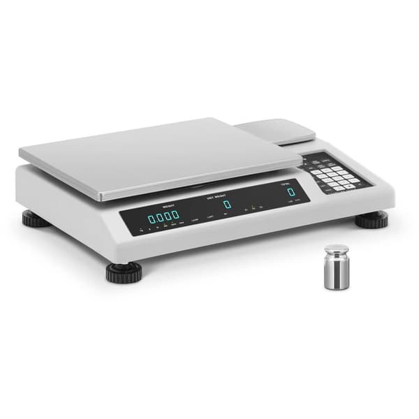 Steinberg Systems Räknevåg - 50 kg/1 g - Med referensvåg 50 kg/0,05 g