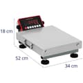 Miniatyrbild 4 av 4: Steinberg Systems Plattformsvåg - 60 kg/0,01 kg - 300 x 400 x 104 mm - kg/lb