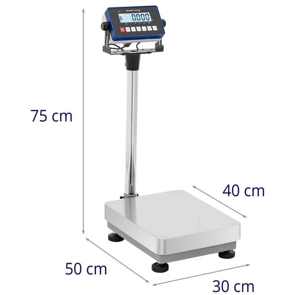 Steinberg Systems Plattformsvåg - 30 kg/0,001 kg - 300 x 400 x 117 mm - kg/lb