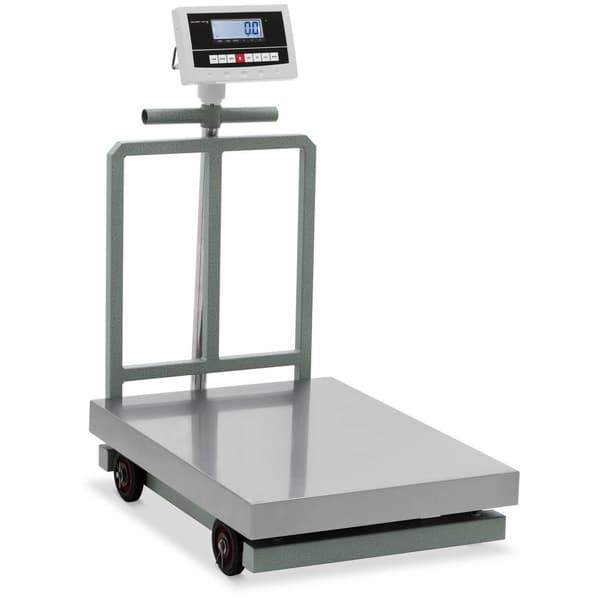 Steinberg Systems Plattformsvåg - Rullbar - 1000 kg/0,2 kg - 600 x 800 x 195  mm - kg/lb