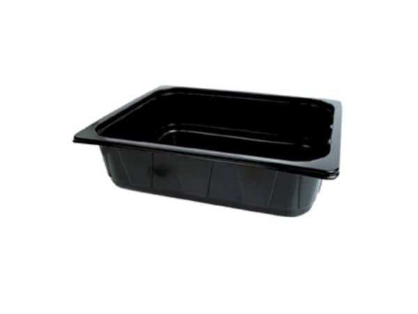 Duni Duniform - Matförvaringsbehållare - 4000 ml - engångsvara - förslutningsbar - svart (paket om 100)