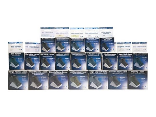 Seiko Instruments SLP-SRL - Vit - 54 x 101 mm 220 stk (1 rulle/rullar x 220) transportetiketter - för Smart Label Printer 100, 120, 200, 220, 240, 41