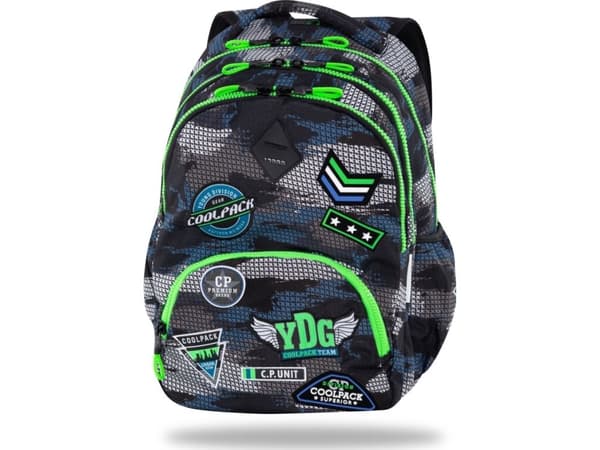 Coolpack Bentley Badges B 30L Grå skolryggsäck (B16150)
