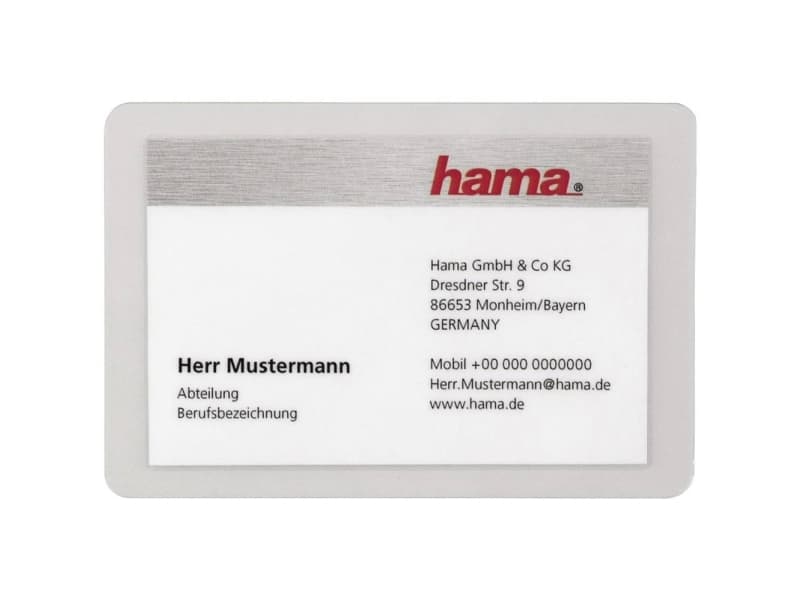 Hama Hot Laminating Film, 100 Pcs., Transparent, 60 mm, 0,0800 mm, 95 mm, 100 styck