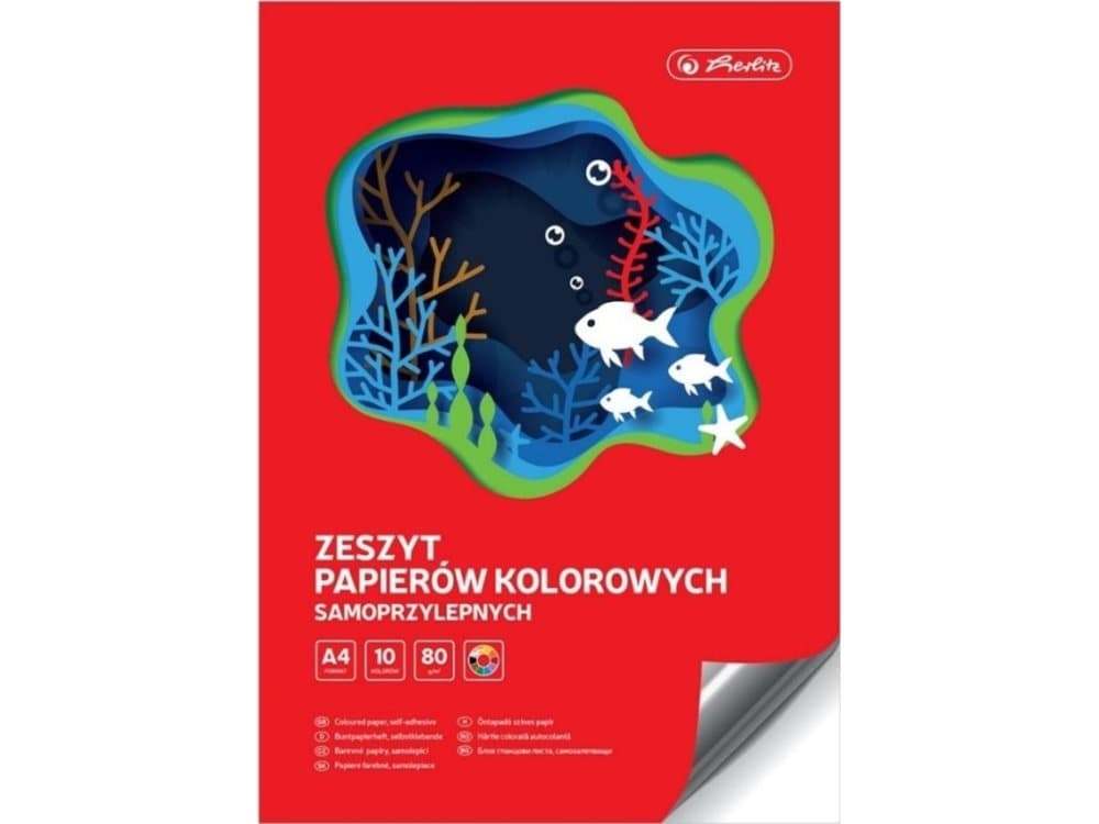 Notebook of self-adhesive papers A4/10K (10pcs) (440444) - 5901389586503