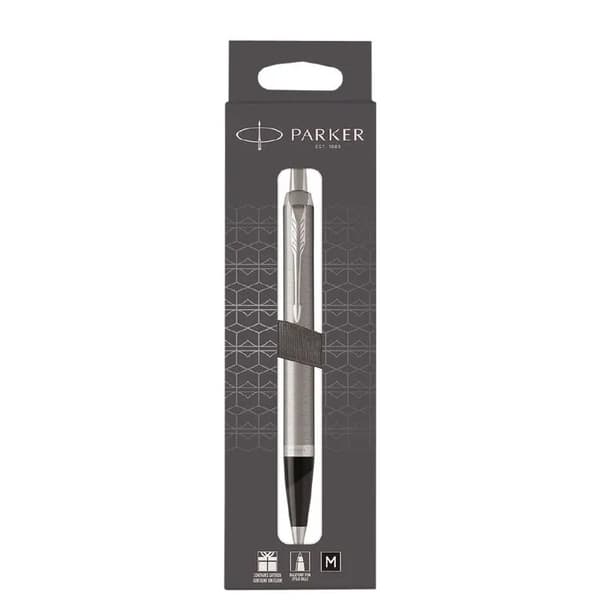 PARKER Kulspetspenna IM Brushed Metal C.C. M Svart
