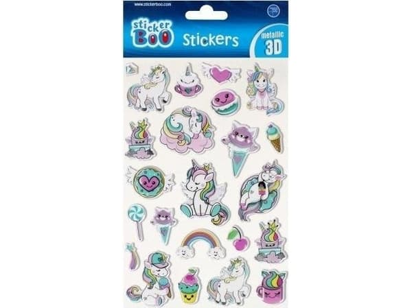 Klistremerke BOO Stickers Klistremerke BOO Unicorn