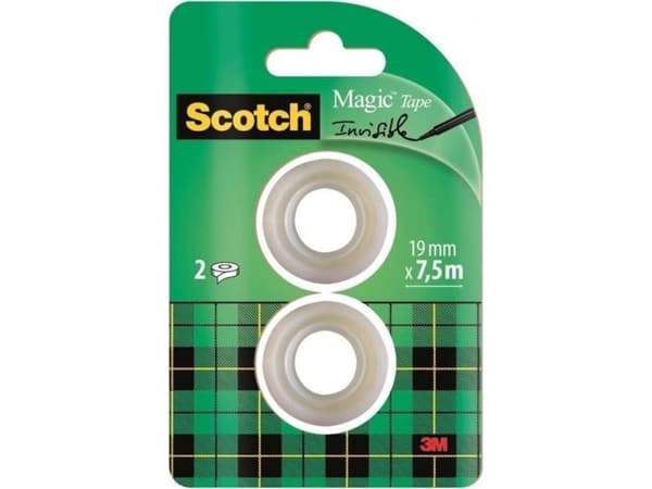 Scotch 8-1975R2, 7,5 m, Gjennomsiktig, 19 mm