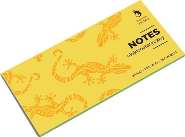 Green electrostatic notebook with 100 sheets of paper