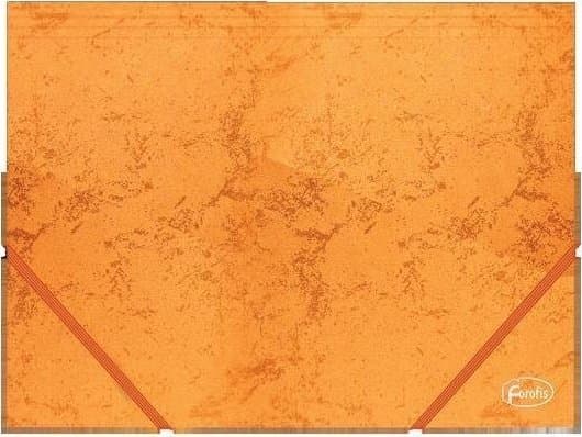 Panta Plast A4 kartong suddgummi mapp orange