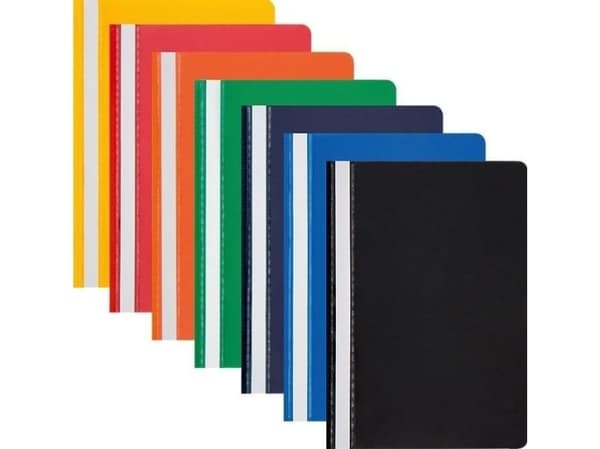 Panta Plast A4 mappe PVC marineblå (5 stk)