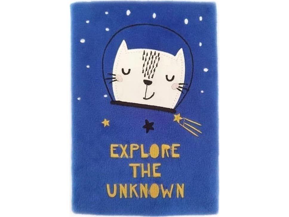 Plush notebook A5/80K Explore EASY
