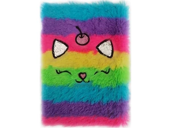 Easy Stationery Notes pluszowy A5/80K Tęcza EASY