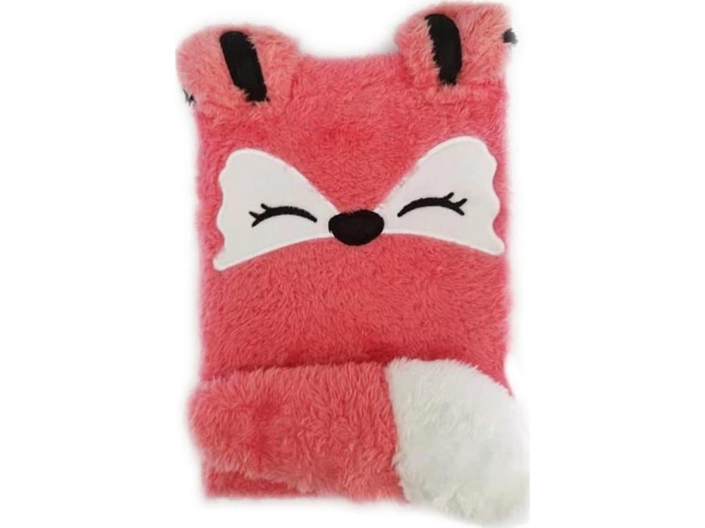 Plush notebook A5/80K Fox EASY