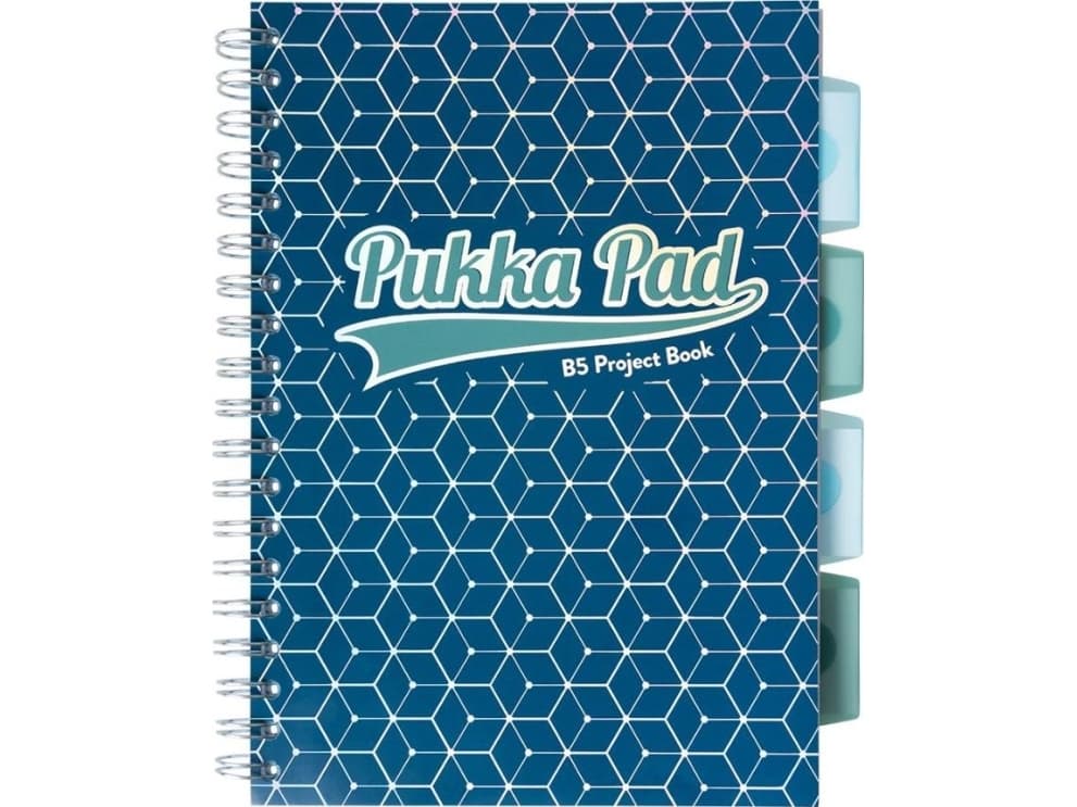 Pukka Pad Project Book Glee B5/200K blue grille (3 pieces) PUKKA