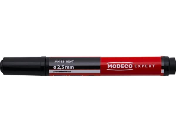 EXPERT PERMANENT MARKER BLACK TUBA TIP 2,5 MM [EXPERT] - 12 st