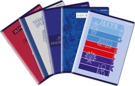 Checkered notebook A5 60k English soft cover