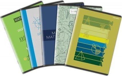 Checkered notebook A5 60k mathematics soft cover