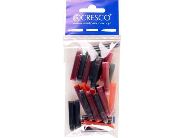 Cresco Naboje do pióra kolor mix 25 szt. (080016)