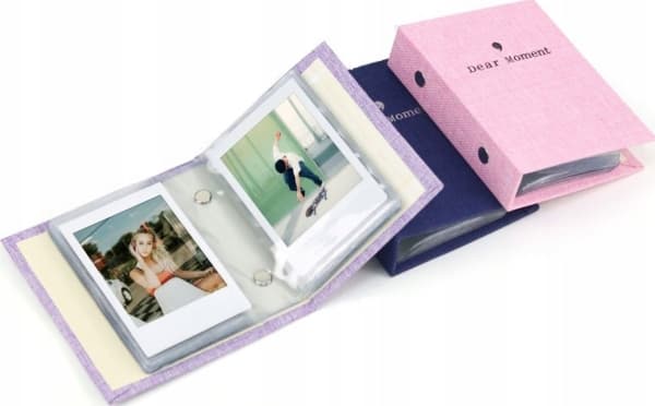 LoveInstant taskualbumi / Mini / 36 valokuvalle Instax Mini 7 8 9 11 90 / Kodak / Fujifilm / laivastonsininen / laivastonsininen