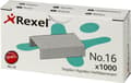 Miniatyrbild 3 av 5: Rexel - Klamrar - 24/6, No. 16 - 6 mm - stål - silver - paket med 1000 - för Centor; Gazelle; Matador; Meteor; Office 56; Ulyssey