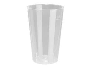 Plastmugg 30 cl Ø78 mm H118 mm multigang PP halvgenomskinlig,20 st x 25 st/krt