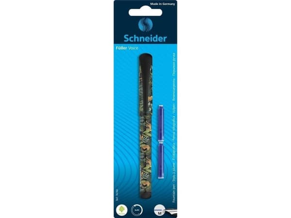 Schneider Voice reservoarpenna + 2 patroner MIX