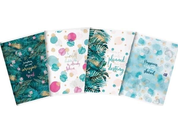 Notebook A5/60K checkered Me (5 items) OXFORD