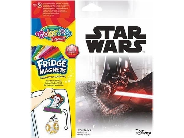 Colorino kylskåpsmagnet 6 motiv Star Wars 89526 Colorino Kreativ mix p12