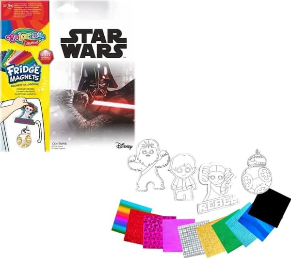 Colorino kylskåpsmagnet 6 motiv Star Wars 89526 Colorino Kreativ mix p12