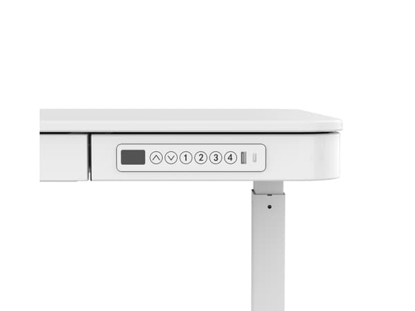 Tuckano ET119W-C BI, Hvit, 50 kg, 720 - 1220 mm, Tre, Rektangulær form, Stål