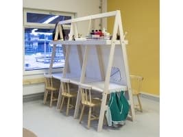 Maalarin maalausteline Zinket, 2 moduulia