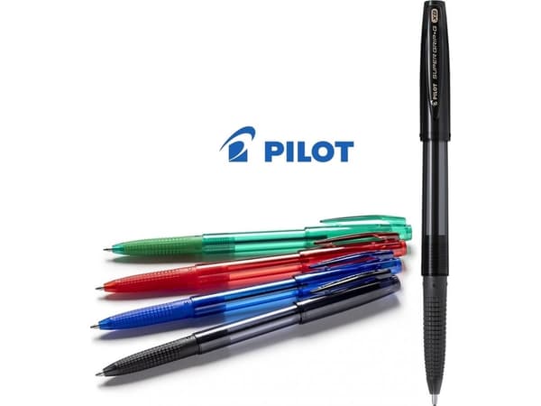 Pilot Super Grip G Cap, Påfyllnadsbar, Blå