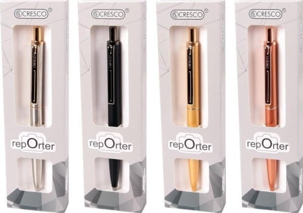 Reporter Premium ballpoint pen in a mixed case
