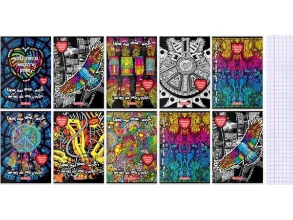 Notebook A5 60k, checkered WOSP 70g/m2 HERLITZ 10