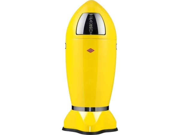 Wesco litter bin tilting yellow (138631-19)