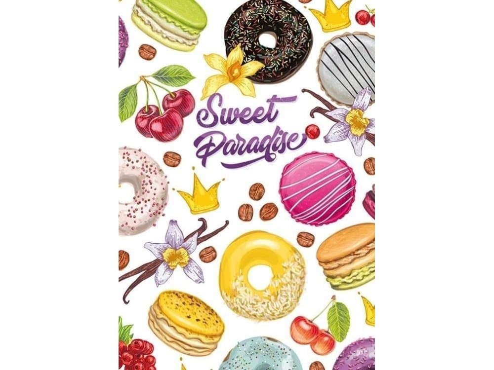 Decorative notebook 143x210/80K checkered Sweet