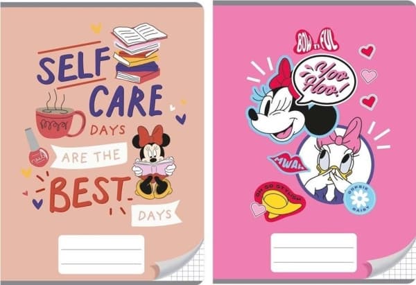 Notebook A5/32K checkered Minnie Mouse (10 items)