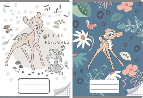 Beniamin Anteckningsbok A5/16K rastrering Bambi (20st)