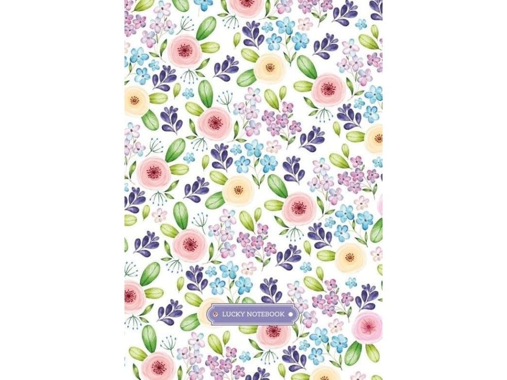 Decorative notebook 128x165/64K checkered Stars FRESH