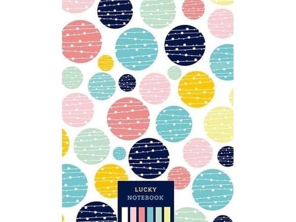 FRESH Dots Dekorativt anteckningsblock 128x165/64K rutigt