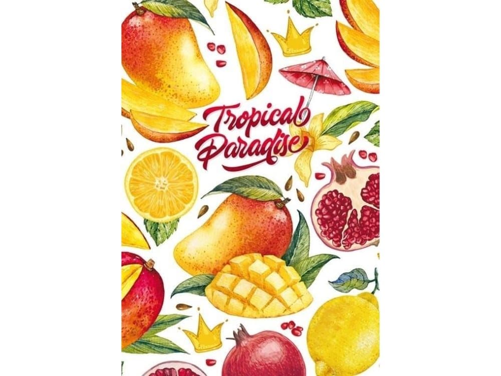 Decorative notebook 128x165/64K line Fruits exotic