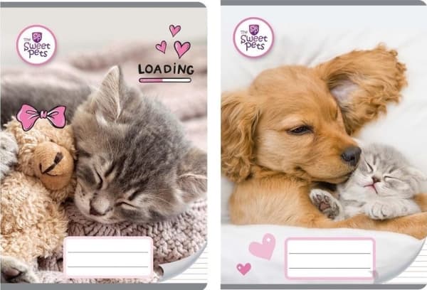 Notebook A5/16K, The Sweet Pets line (20 pcs)