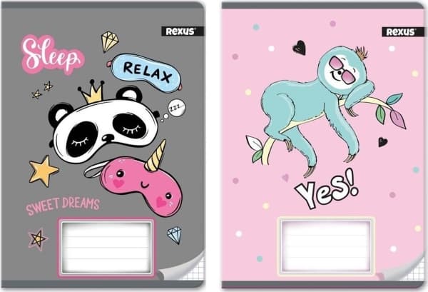 Notebook A5/32K, checkered Girl (10 pcs)