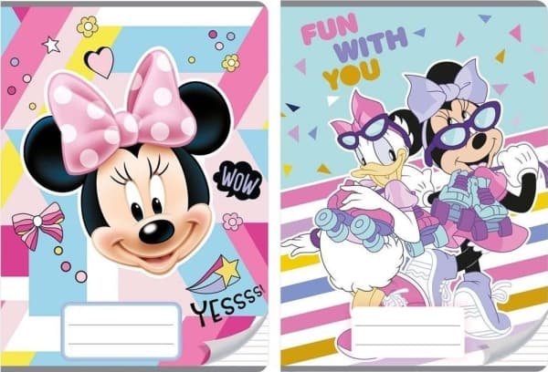 Notebook A5/16K line Minnie Mouse (20 pcs)